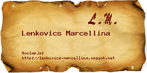Lenkovics Marcellina névjegykártya